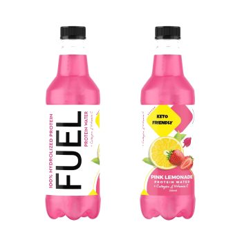 Nutrifita Fuel Protein Water Keto Friendly-350ML-One Shot-Pink Lemonade