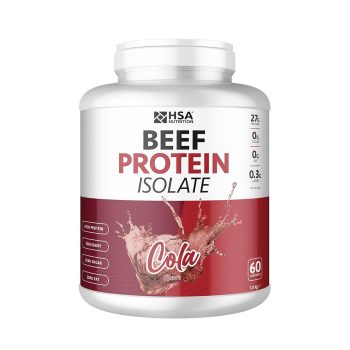 HSA Nutrition Beef Protein Isolate-1.8kg-60Serv-Cola