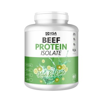 HSA Nutrition Beef Protein Isolate-1.8kg-60Serv-Kiwi Lime