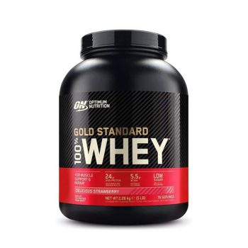 Optimum Nutrition Gold Standard 100% Whey-73Serv.-2.27KG-Strawberry