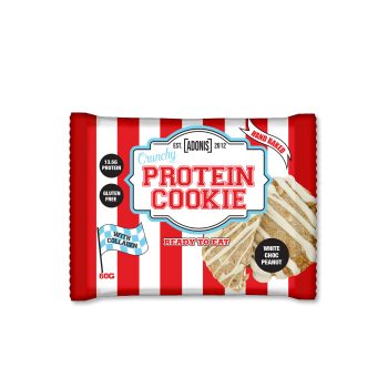Crunchy Protein Cookie - White Choc Peanut 60g