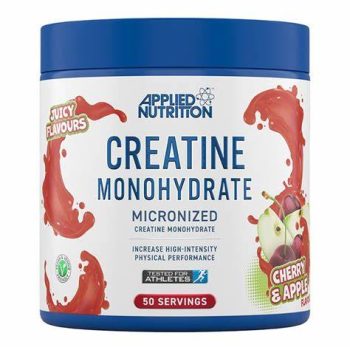 Applied Nutrition Creatine Monohydrate Micronized-250G-50Serv-Cherry & Apple
