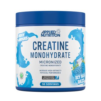 Applied Nutrition Creatine Monohydrate Micronized-250G-50Serv-Ice Blue Razz