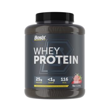 Basix Whey Protein-2.27KG-73Serv-Strawberry