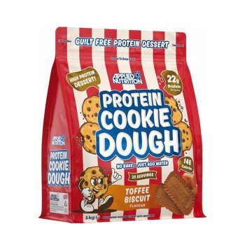 Applied Nutrition Cookie Dough-1Kg-25Serv-Toffee Biscuit