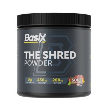 BASIX The Shred Powder-300G-30Serv-Sour Gummy Bear