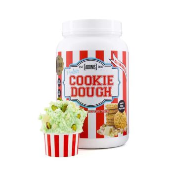 Adonis Cookie Dough-1kg-25Serv-White Choc Pistachio