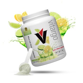 Vitargo Carbohydrate Powder, 2X Faster Absorbing, 4.4 LB Plain, Pre, Intra & Post, Sugar-Free Complex Carb Powder for Recovery, Endurance & Muscle Gain-Lemon Lime