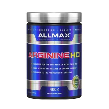 AllMax Nutrition Arginine Hcl-400g- 80Serv.Unflavored